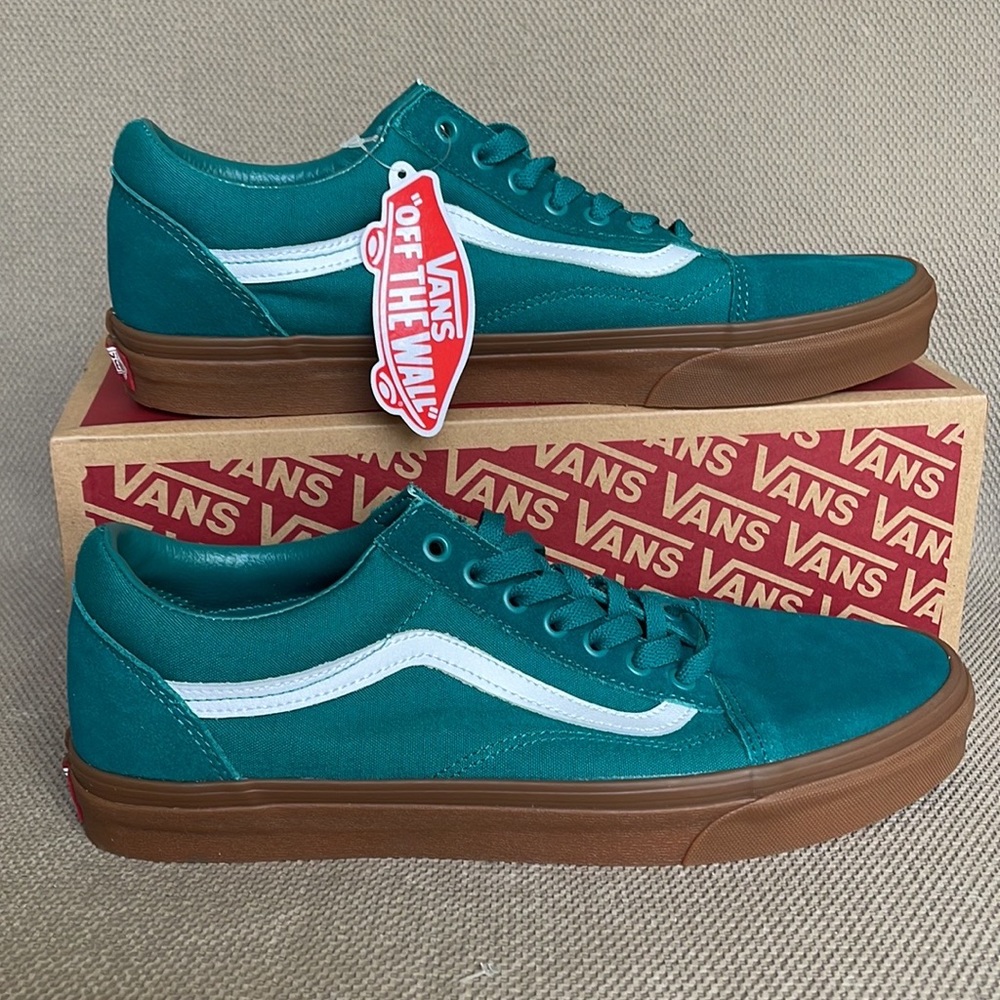 Vans Old Skool Quetzal Green / Gum mens - Picture 3 of 16
